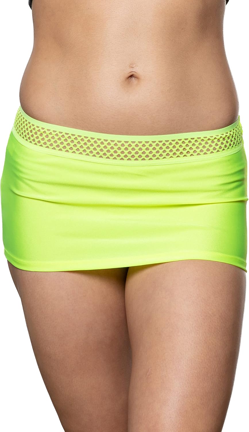 Womens Scrunch Back Mini Skirt