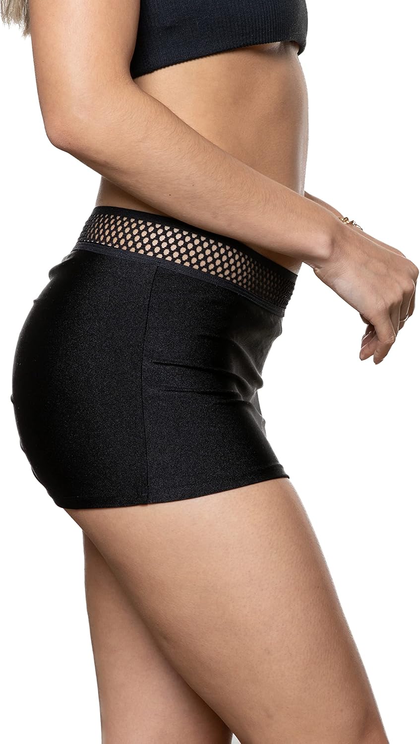 Womens Scrunch Back Mini Skirt