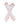 White with pink ribbon