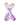 White with purple ribbon