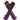 Black with purple ribbon