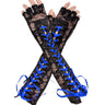 Black With Blue Ribbon