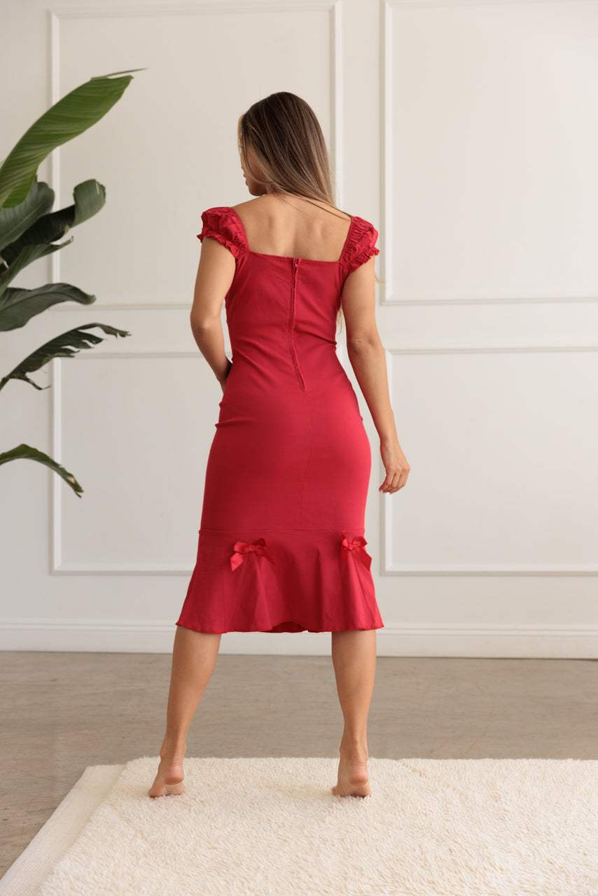 Womens Wiggle Dress, Cocktail Dress, On or Off Shoulder, Stretchy Material